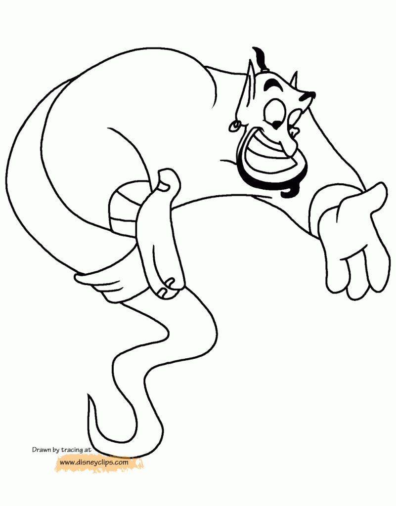 801x1024 Magic Aladdin Coloring Pages In With At Aladdin