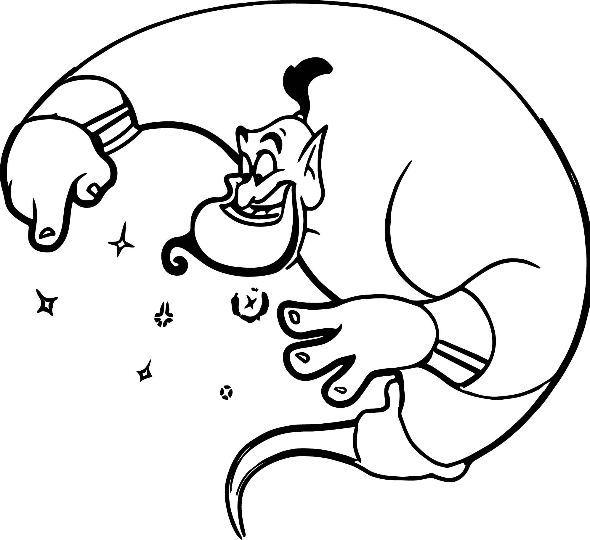 1992x1824 Aladdin Genie Coloring Pages Coloring Pages