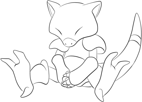 480x343 Abra Coloring Page