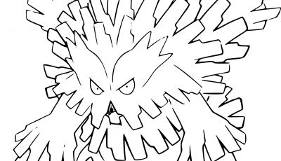 400x230 Unique Alakazamcoloring Page Design Printable Coloring Sheet