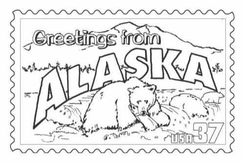 497x332 Alaska State Stamp Page Classbrain's State Reports State