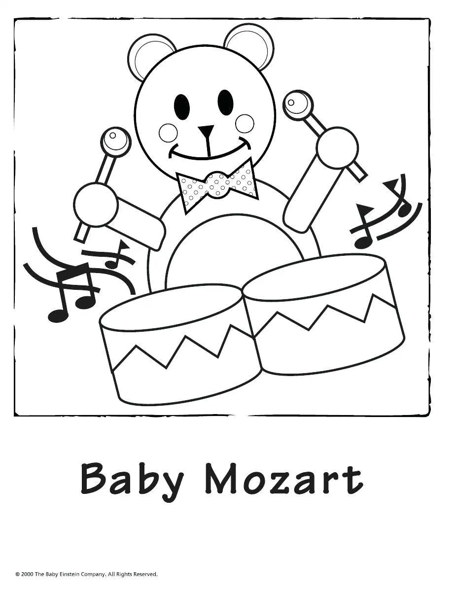 925x1199 In Baby Einstein Coloring Pages