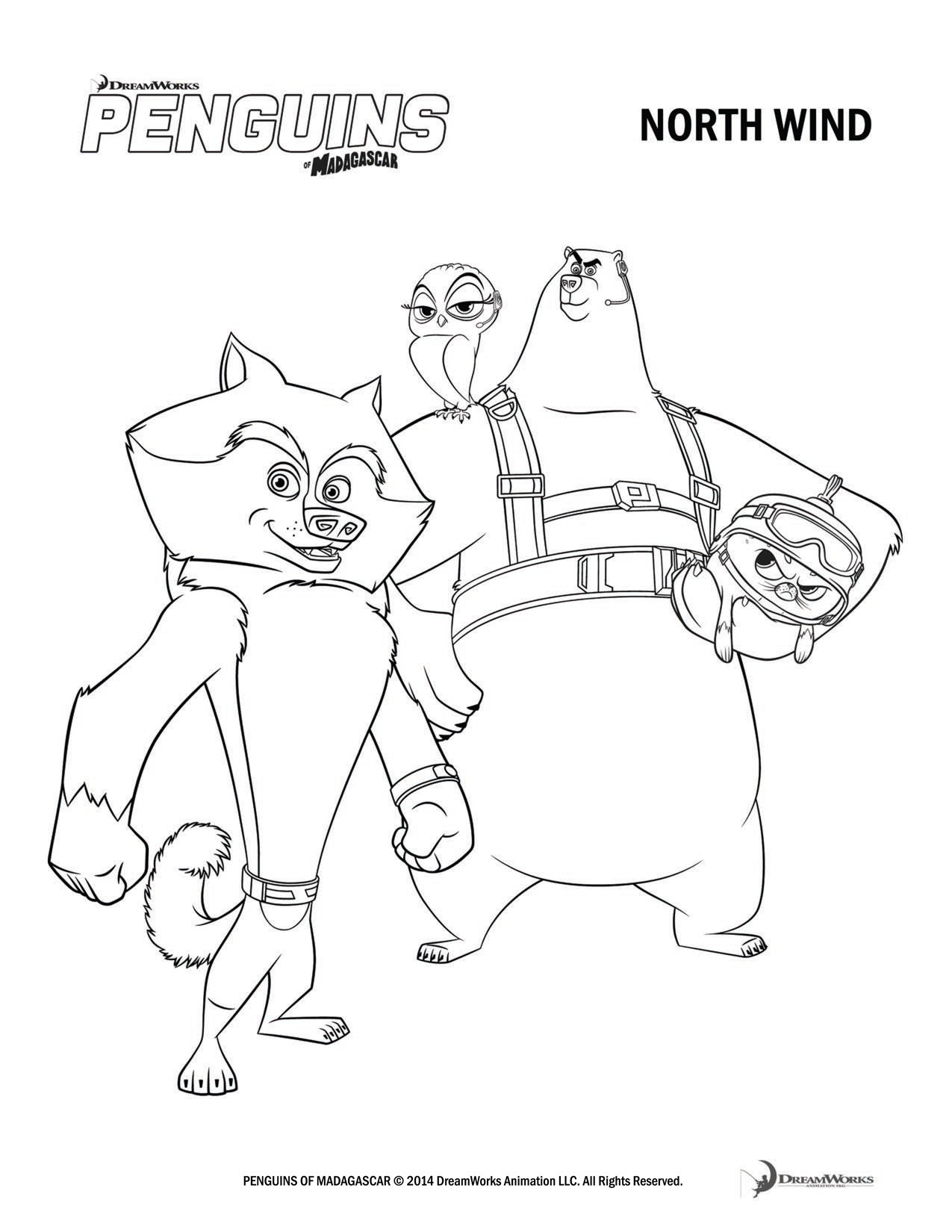 1275x1650 Penguins Of Madagascar Coloring Pages Printable Coloring