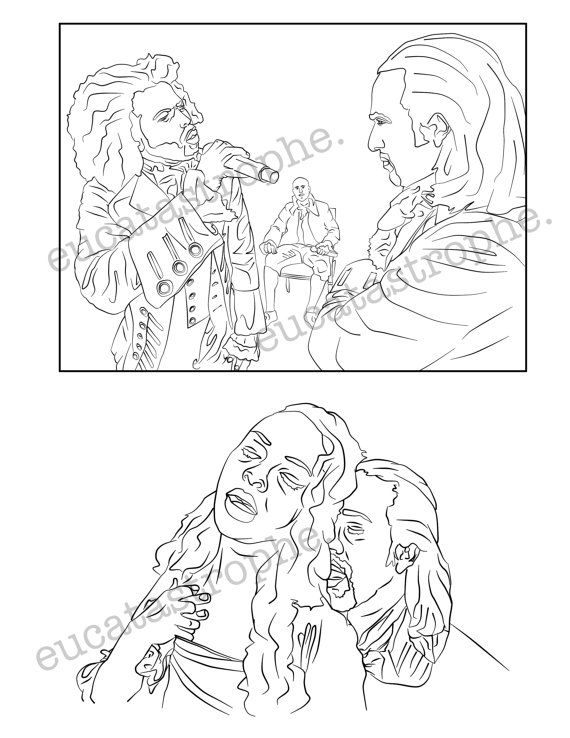 570x738 Hamilton Coloring Book Printable Download Unofficial Broadway