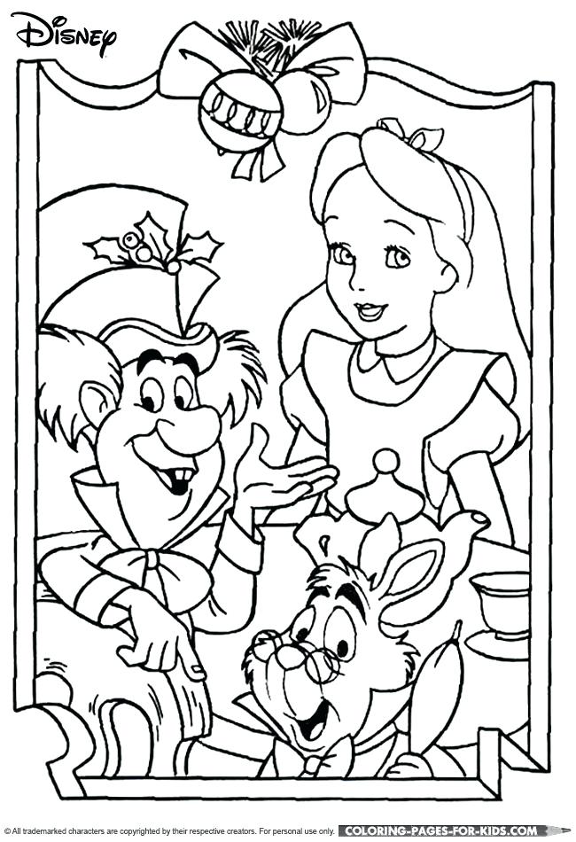 650x950 Alice And Wonderland Coloring Pages