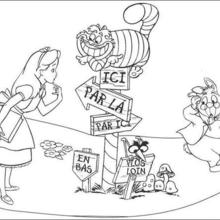 220x220 Alice In Wonderland Coloring Pages