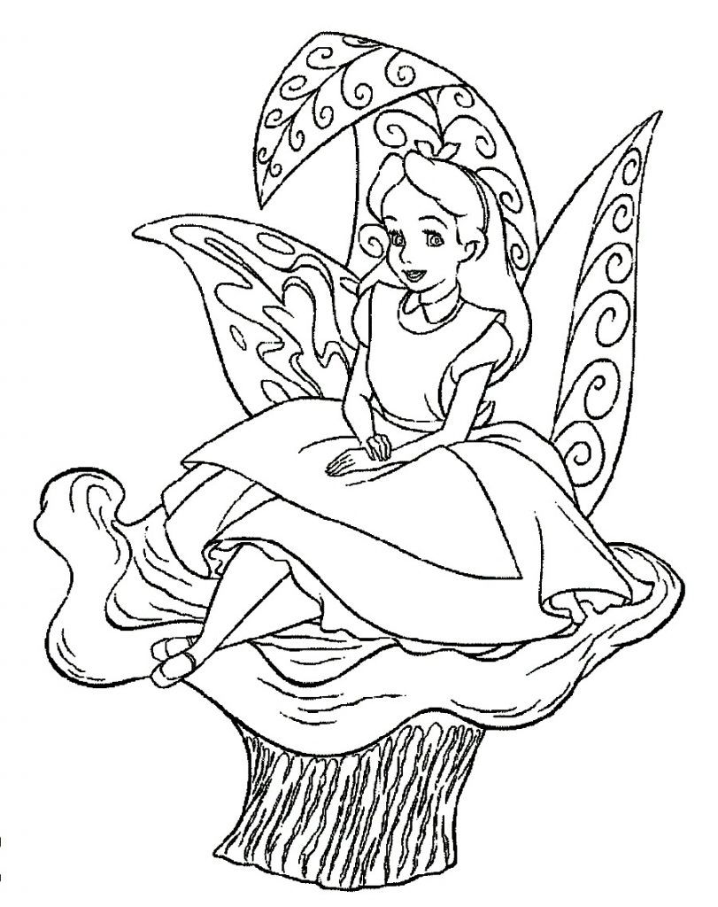 811x1024 Free Printable Alice In Wonderland Coloring Pages For Kids Alice