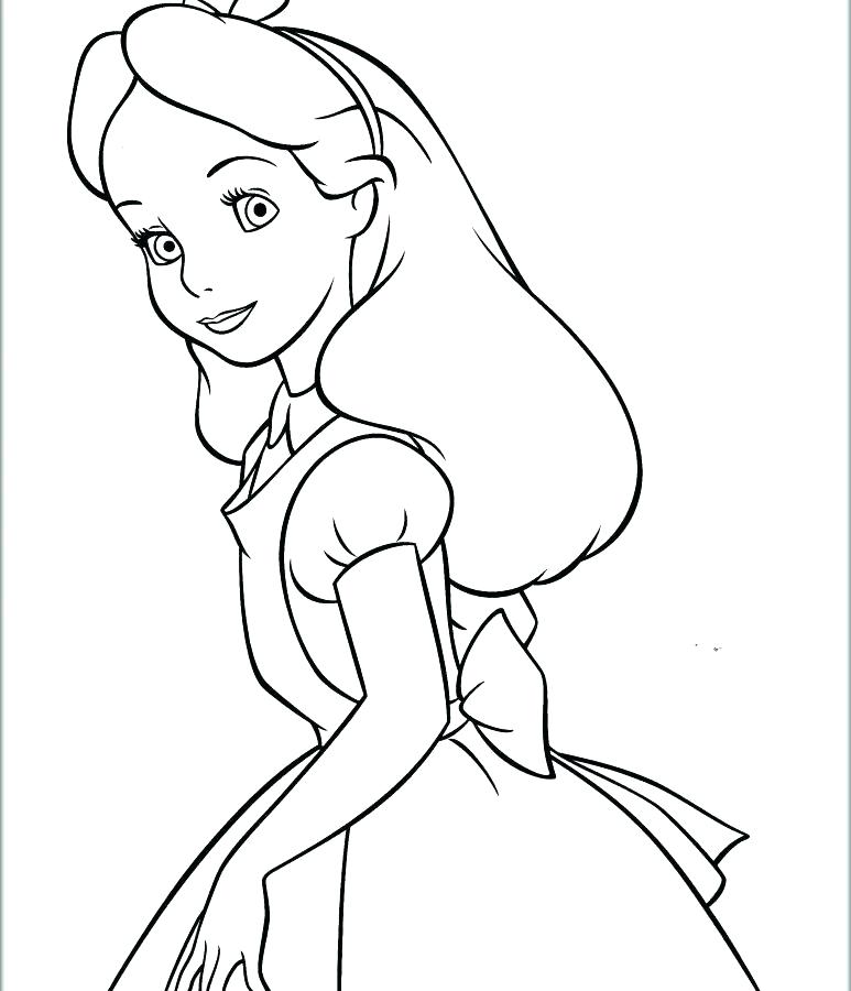 773x900 Alice In Wonderland Coloring Page Wonderland Coloring Pages Sheets