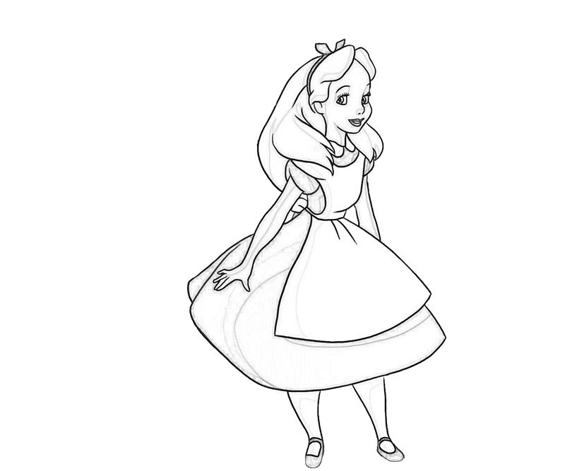 800x667 Top Alice Coloring Pages