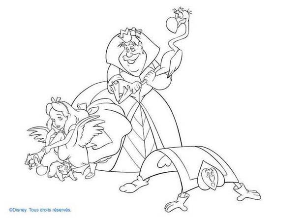 620x443 Alice In Wonderland Coloring Pages