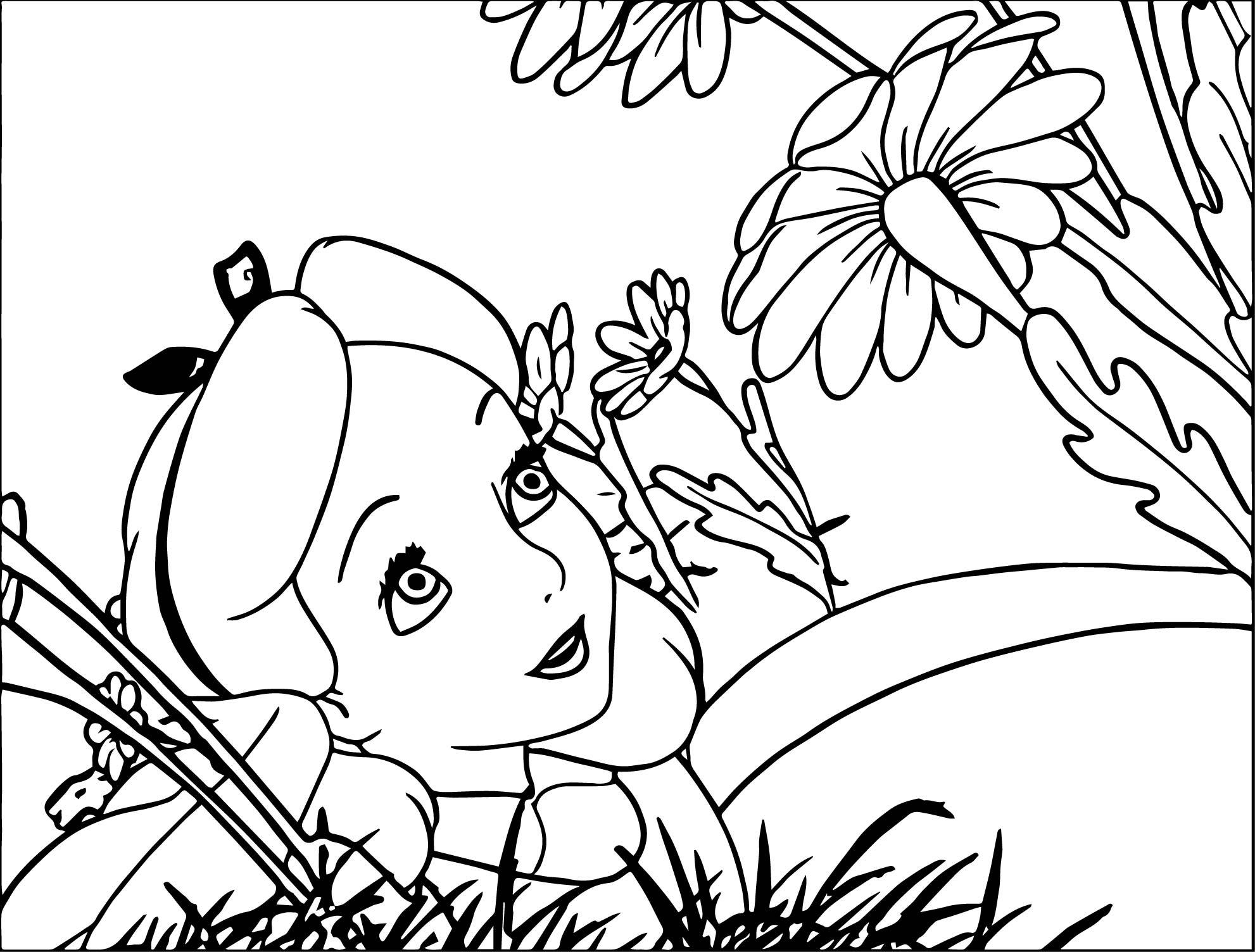 1982x1504 Fascinating Top Printable Alice In Wonderland Coloring Pages
