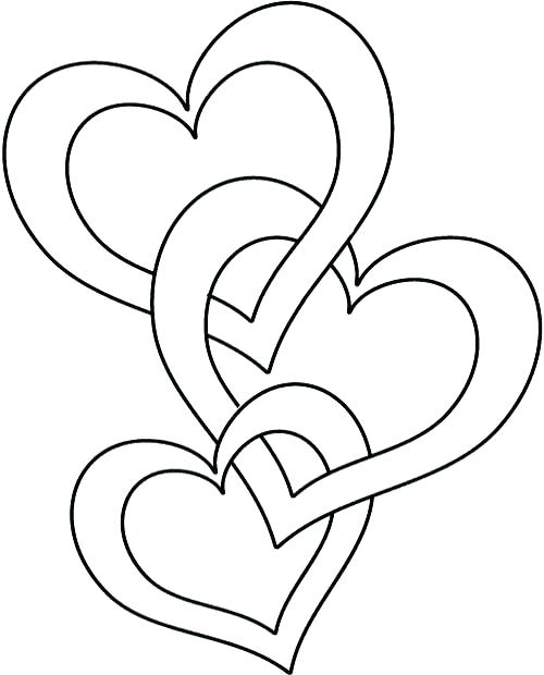 500x620 Coloring Page Heart Coloring Pages Flowers And Hearts Hearts