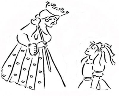 400x322 Queen Of Hearts Coloring Pages Step