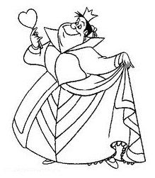 219x251 Queen Of Hearts, Great Recognizable Silhouette Left Shoulder