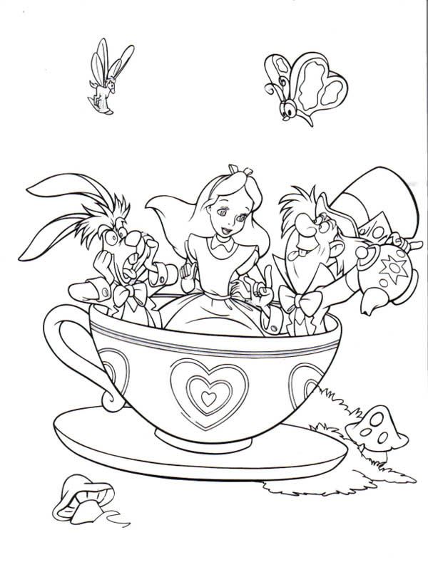 600x789 Alice Wonderland, Fantasyland Mad Tea Party Alice