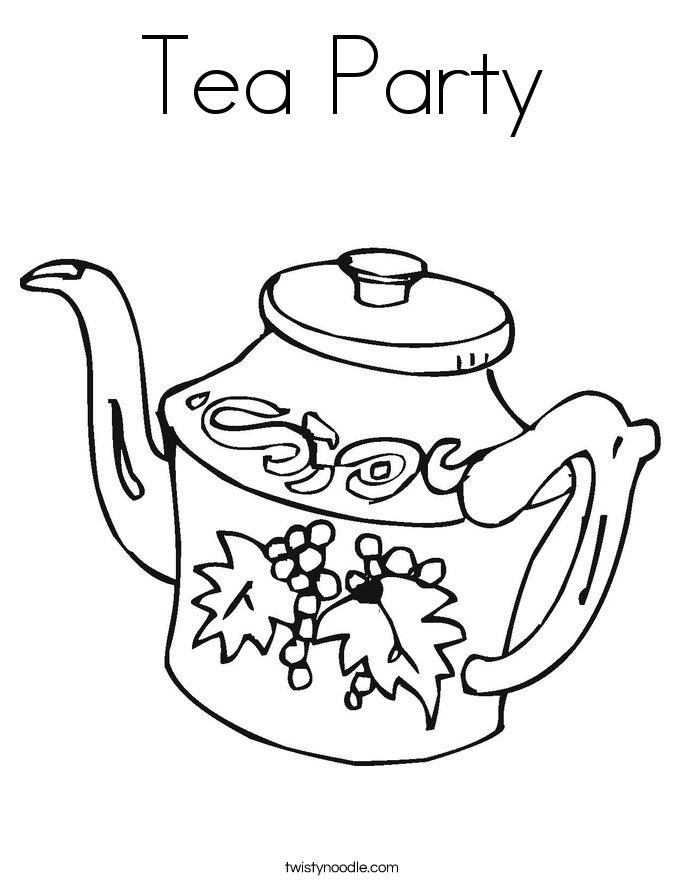 685x886 Tea Party Coloring P On Alice In Wonderland Coloring Pages Tea