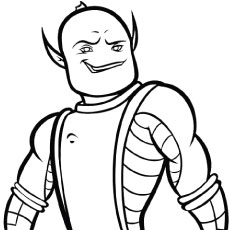 230x230 Top Free Printable Funny Alien Coloring Pages Online