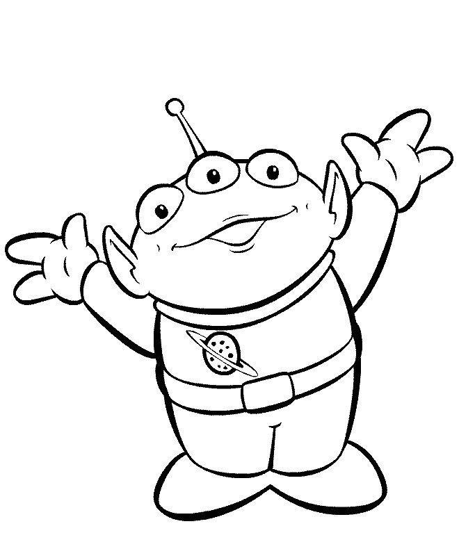 660x803 Toy Story Aliens Coloring Pages