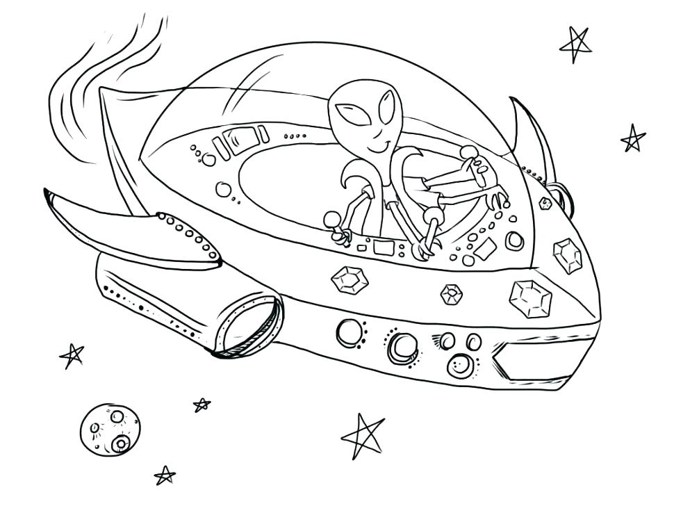 970x728 Alien Coloring Pages