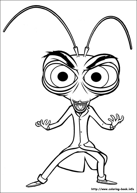 567x794 Monsters Vs Aliens Coloring Picture