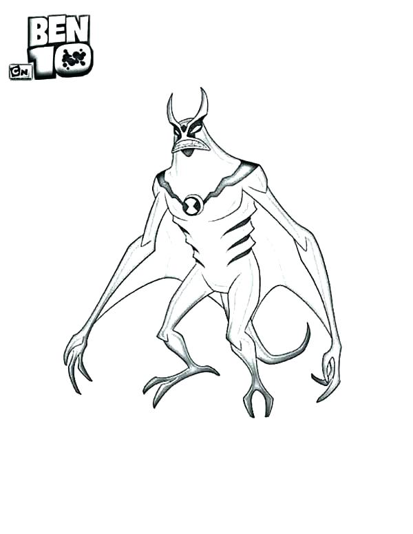 600x776 Ben Omniverse Coloring Pages To Print Printable Coloring Page