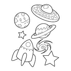230x230 Best Spaceship Coloring Pages For Toddlers