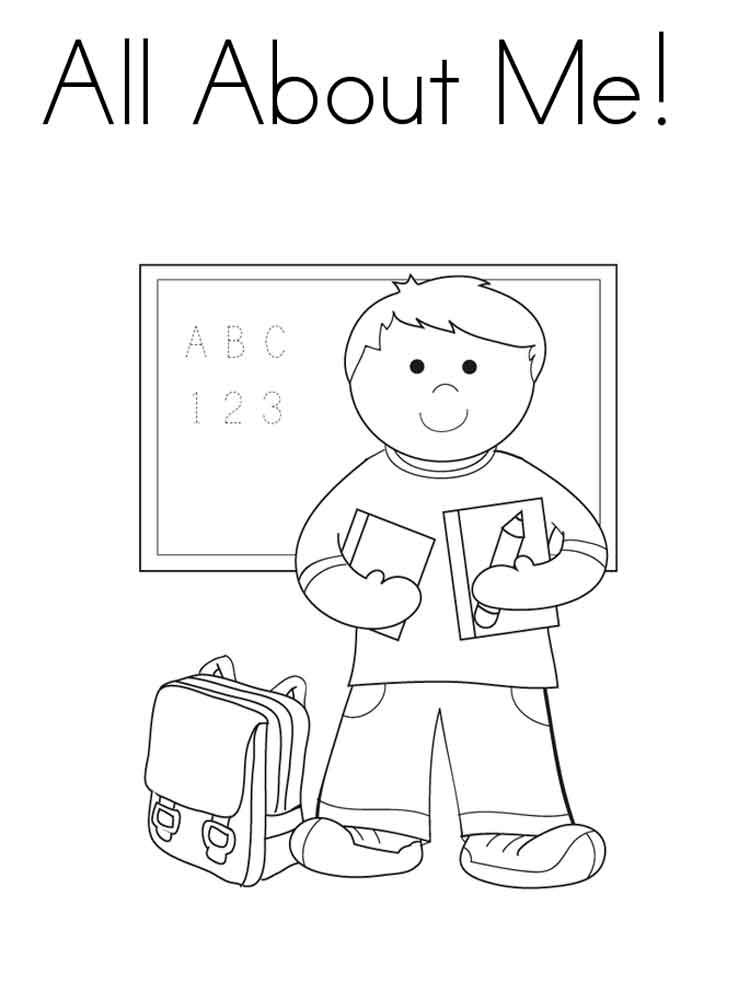 750x1000 All About Me Coloring Pages Free Printable All About Me Coloring