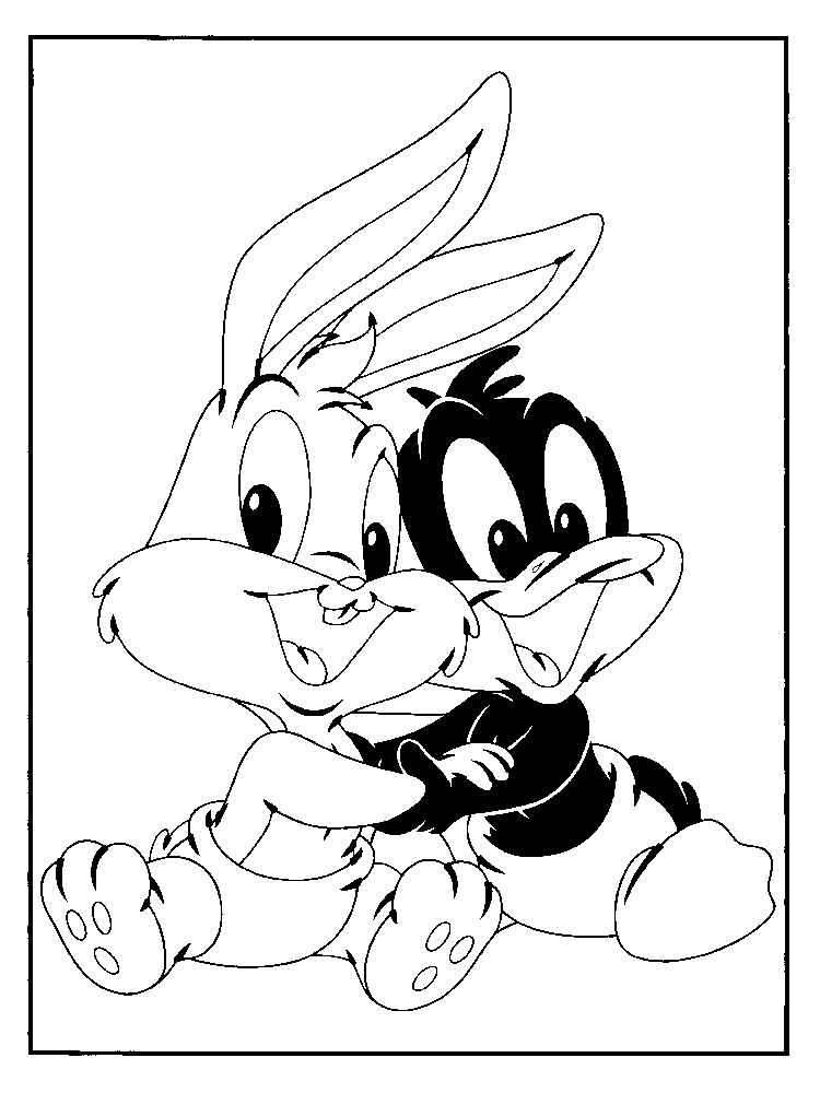 750x1000 Baby Looney Tunes Coloring Pages Download And Print Baby Looney