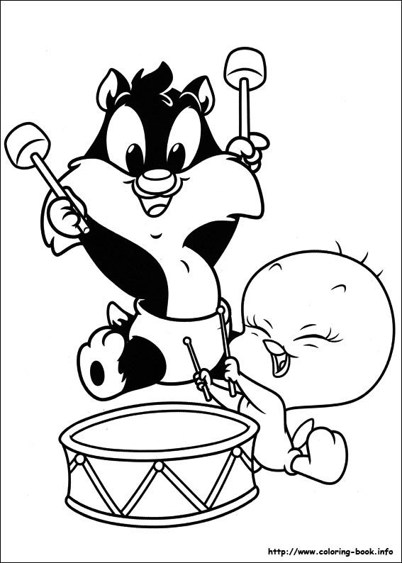 567x794 Baby Looney Tunes Coloring Picture Disney And Other Favorite