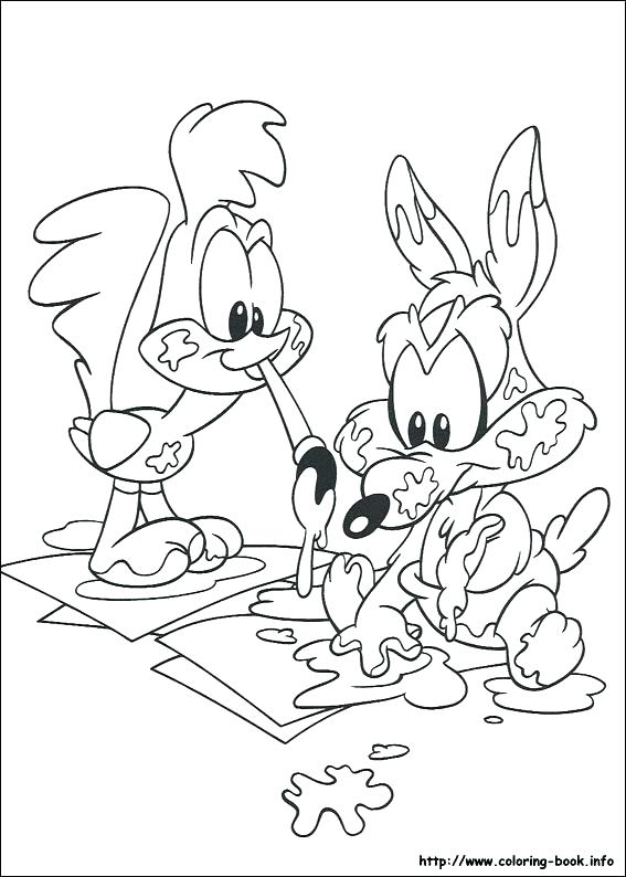 567x794 Looney Tune Coloring Pages Baby Tunes Coloring Pages Baby Tunes