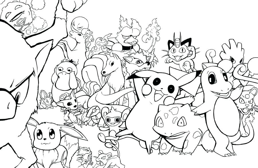 900x587 Pokemon Coloring Pages All