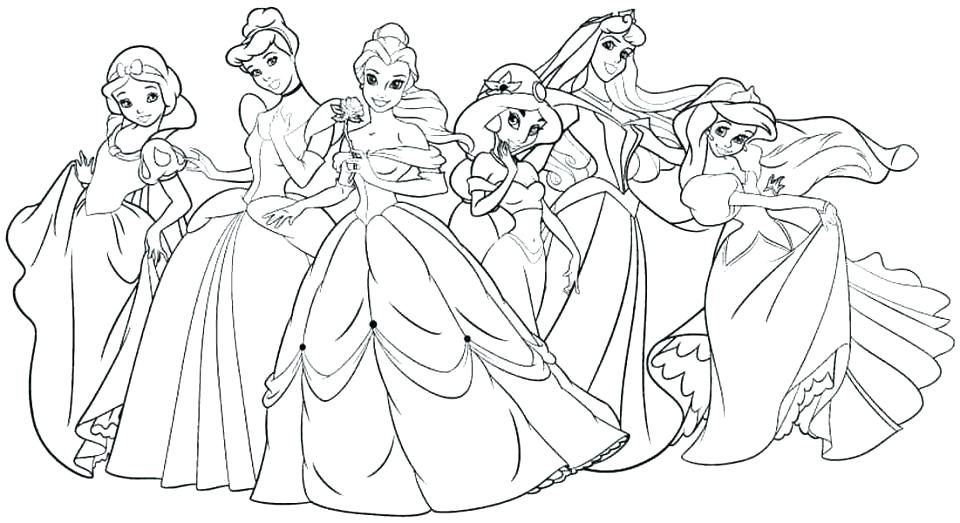 960x523 Ariel Disney Coloring Pages