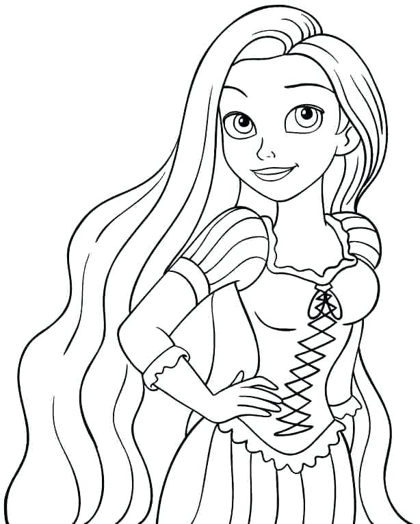 614x765 Coloring Pages Disney Princess Ariel Professional