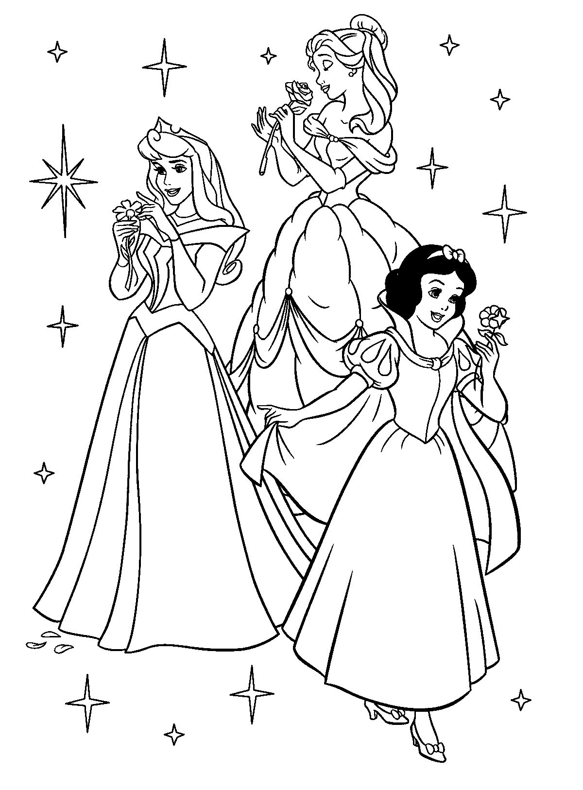 1200x1626 Awesome All Disney Princess Together Pluse Elsa And Anna Coloring