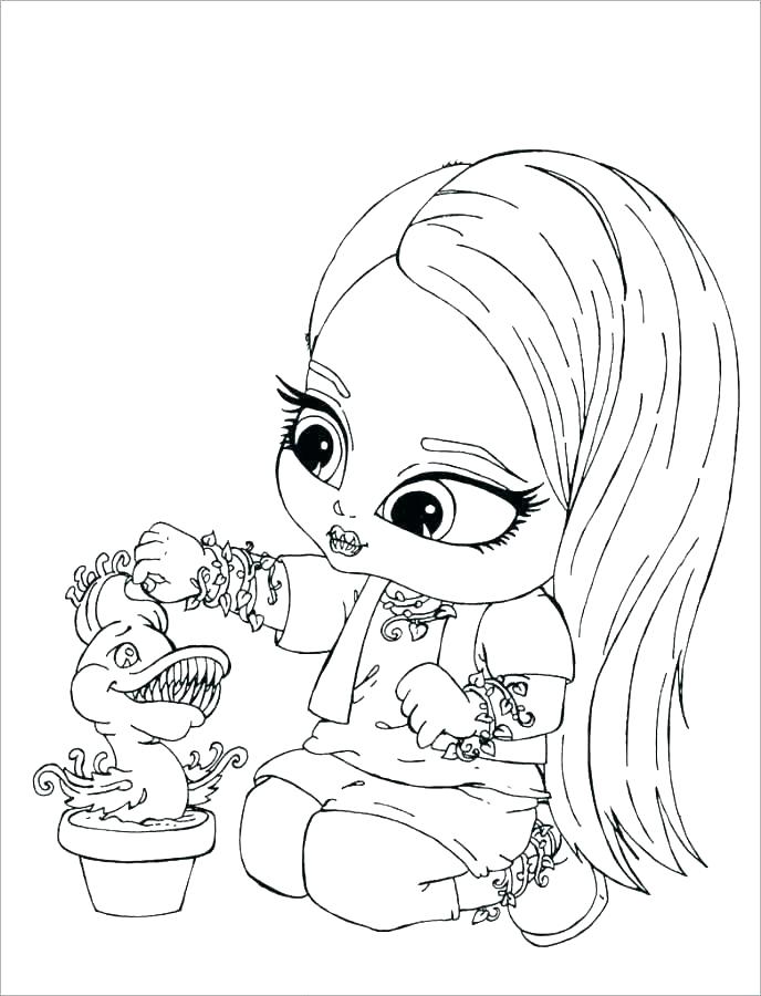 688x900 Coloring Pages Of Monster High