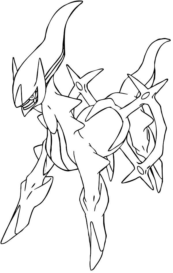 600x948 Legendary Pokemon Coloring Pages