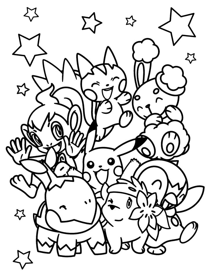 All Pokemon Coloring Pages