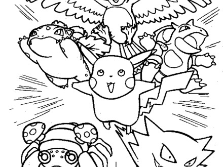 440x330 All Pokemon Coloring Pages, All Pokemon Coloring Pages Az