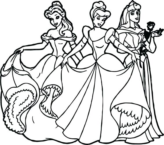 All Princess Coloring Pages at GetDrawings | Free download