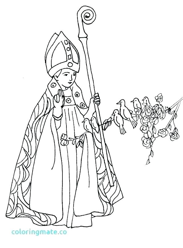 642x870 Street Coloring Pages All Saints Day Coloring Page St Coloring