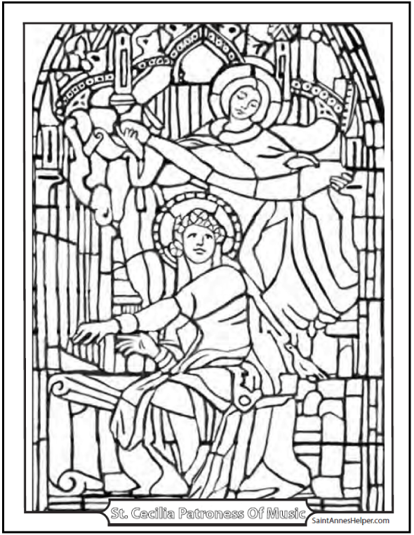 590x762 Catholic Saint Coloring Pages