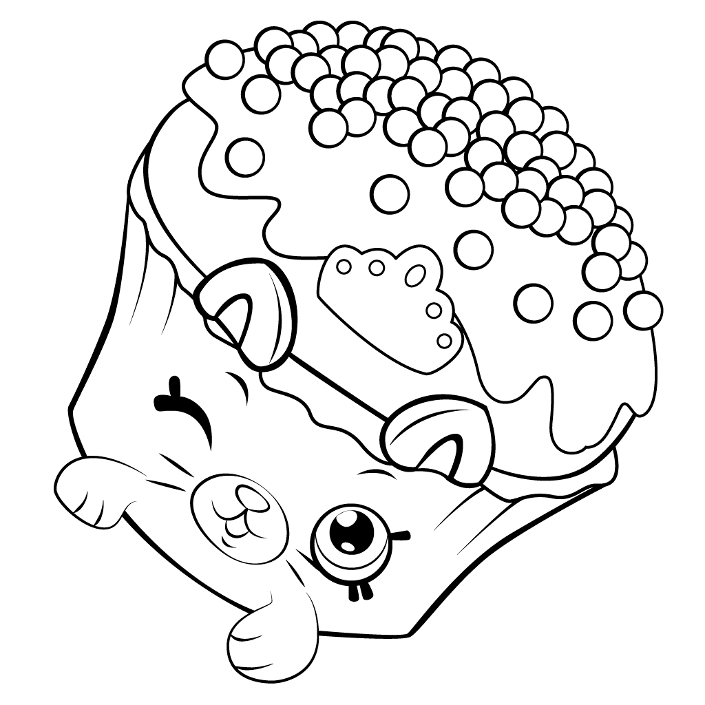 All Shopkins Coloring Pages at GetDrawings | Free download