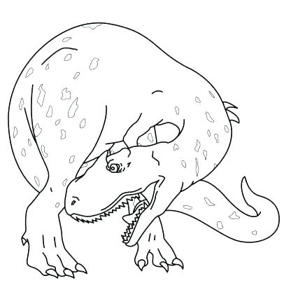 436x404 Allosaurus Coloring Pages