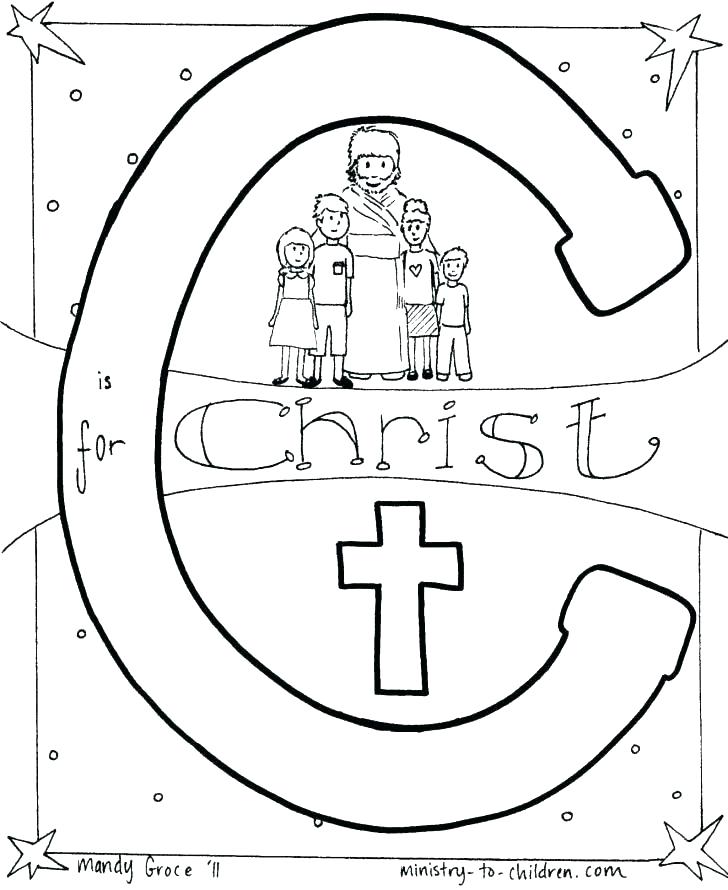 728x890 Bible Alphabet Coloring Pages Christian Coloring Pages For Kids