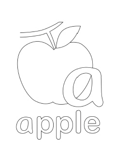 238x320 Alphabet Coloring Pages