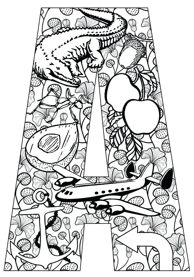 640x912 Alphabet Coloring Pages Fordults Modest Design Coloring Page