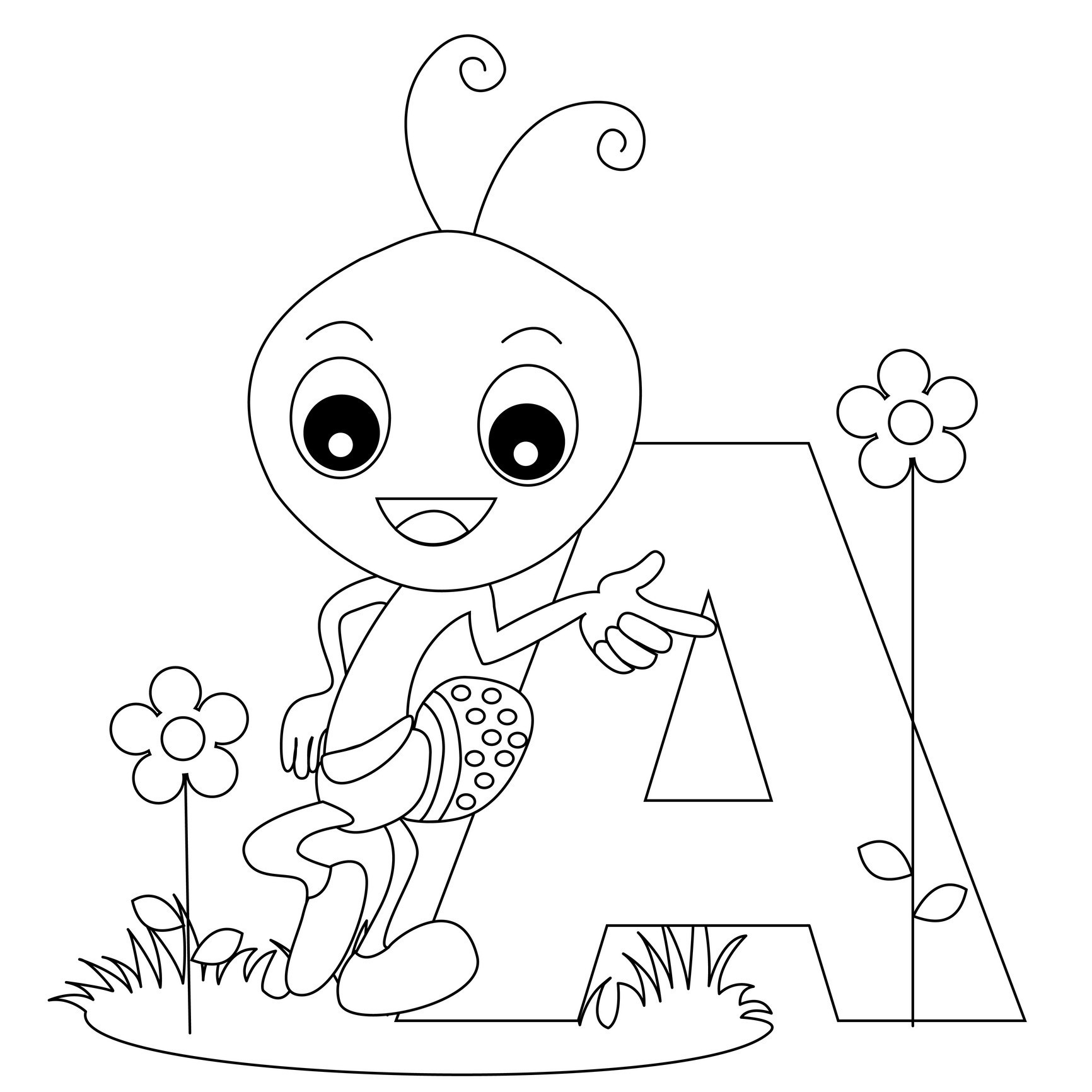 1732x1732 Bubble Letter E Coloring Page Fresh Printable Alphabet Coloring