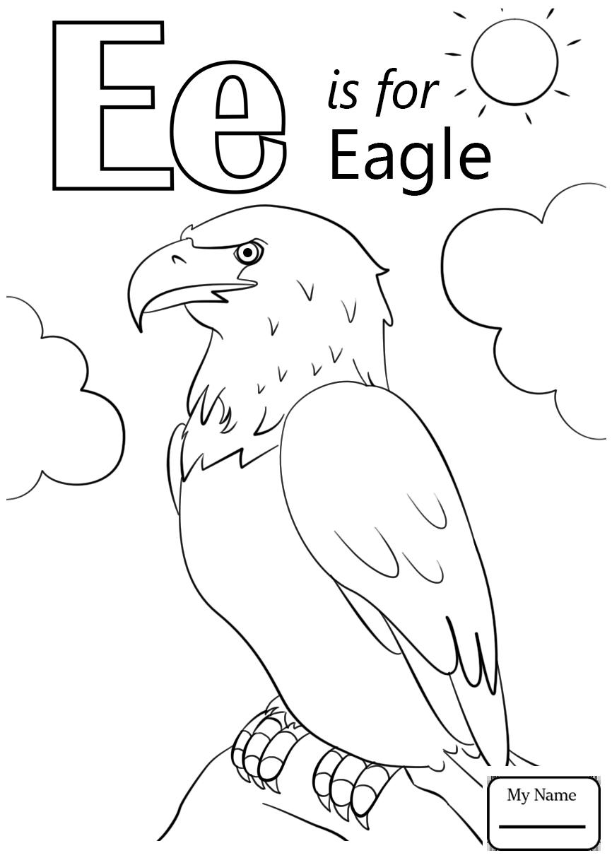 866x1224 Letter E Alphabet Coloring Pages Free Of Magnificent Color Page