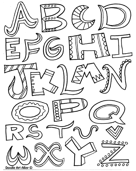 480x600 Great Alphabet Coloring Pages For Adults And Kids