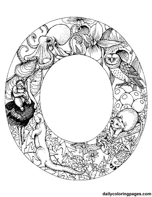 612x792 Daily Coloring Pages Alphabet Coloring Pages Letters Adult